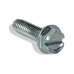 10-32 x 3/4" Slotted Hex Washer Head Machine Screw SS 1000 pack