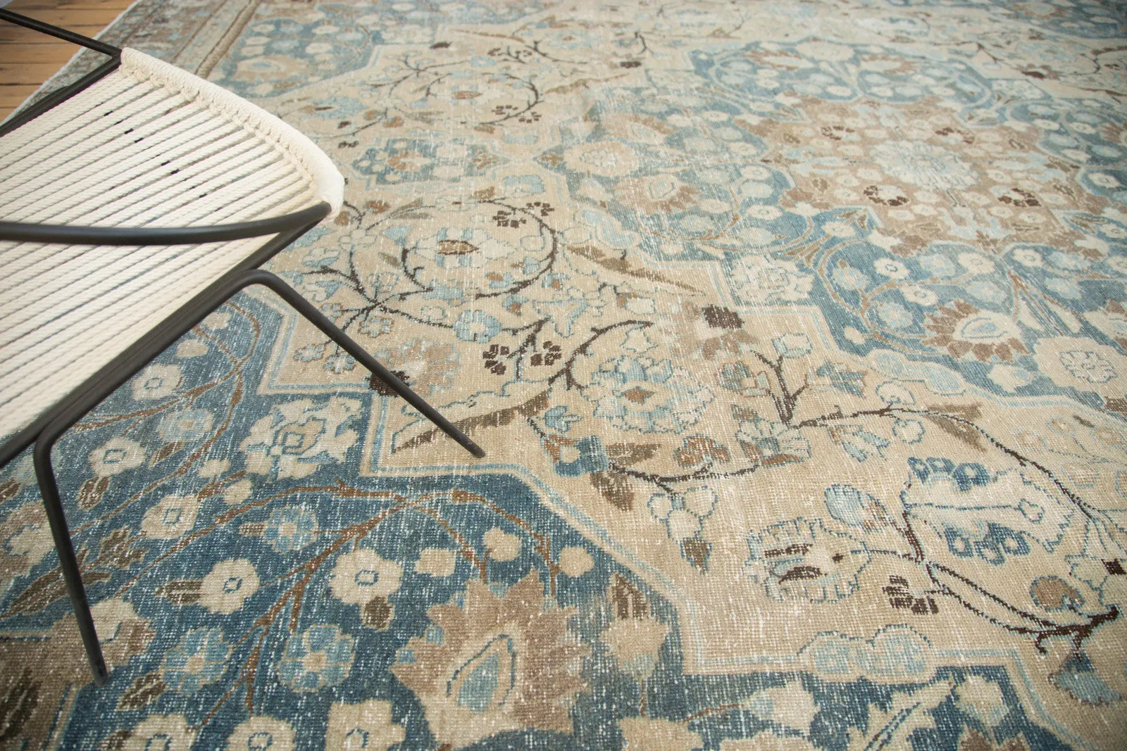 11x13.5 Vintage Distressed Tabriz Khoy Carpet