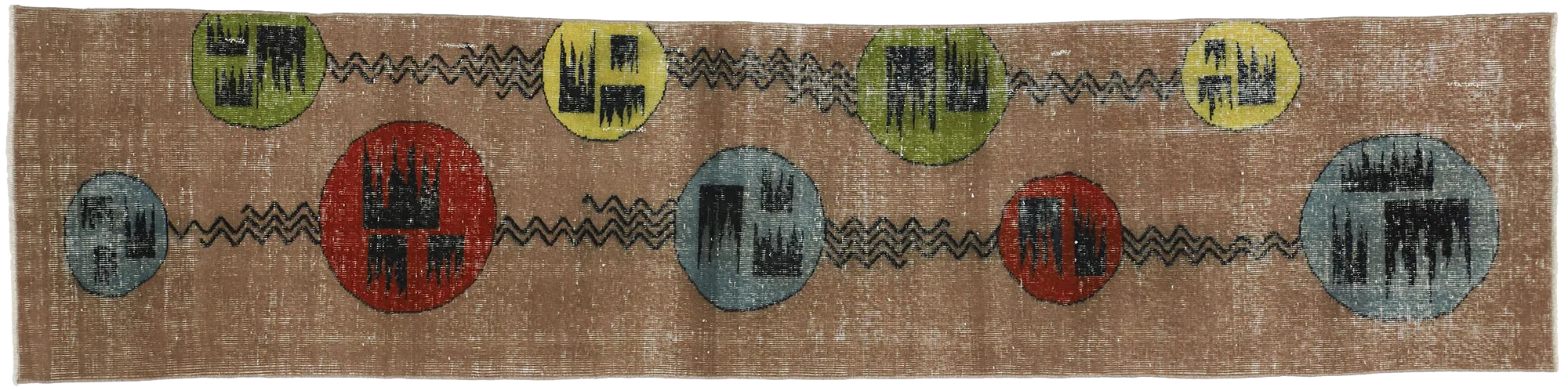 2 x 10 Zeki Muren Vintage Sivas Runner 52581