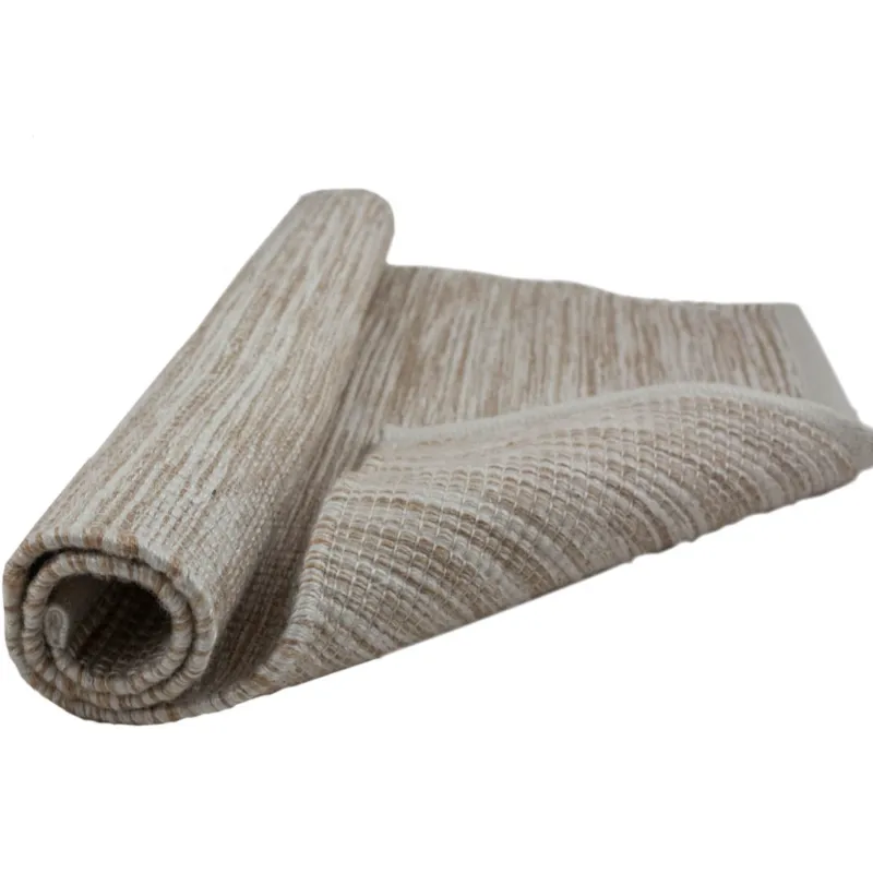2' x 3' Beige Handwoven Indoor/ Outdoor Rug