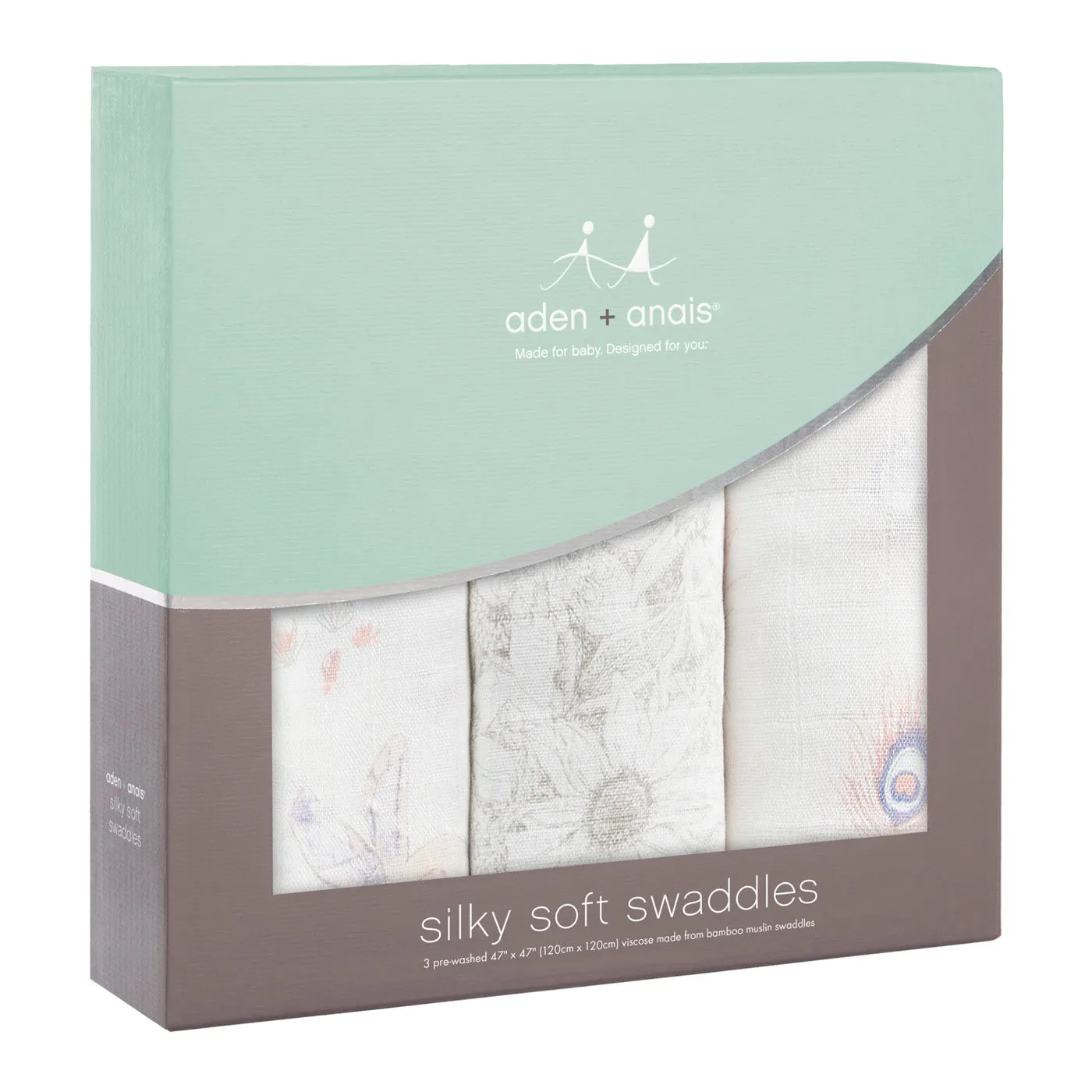 3-Pack Silk Soft Swaddles - Featherlight