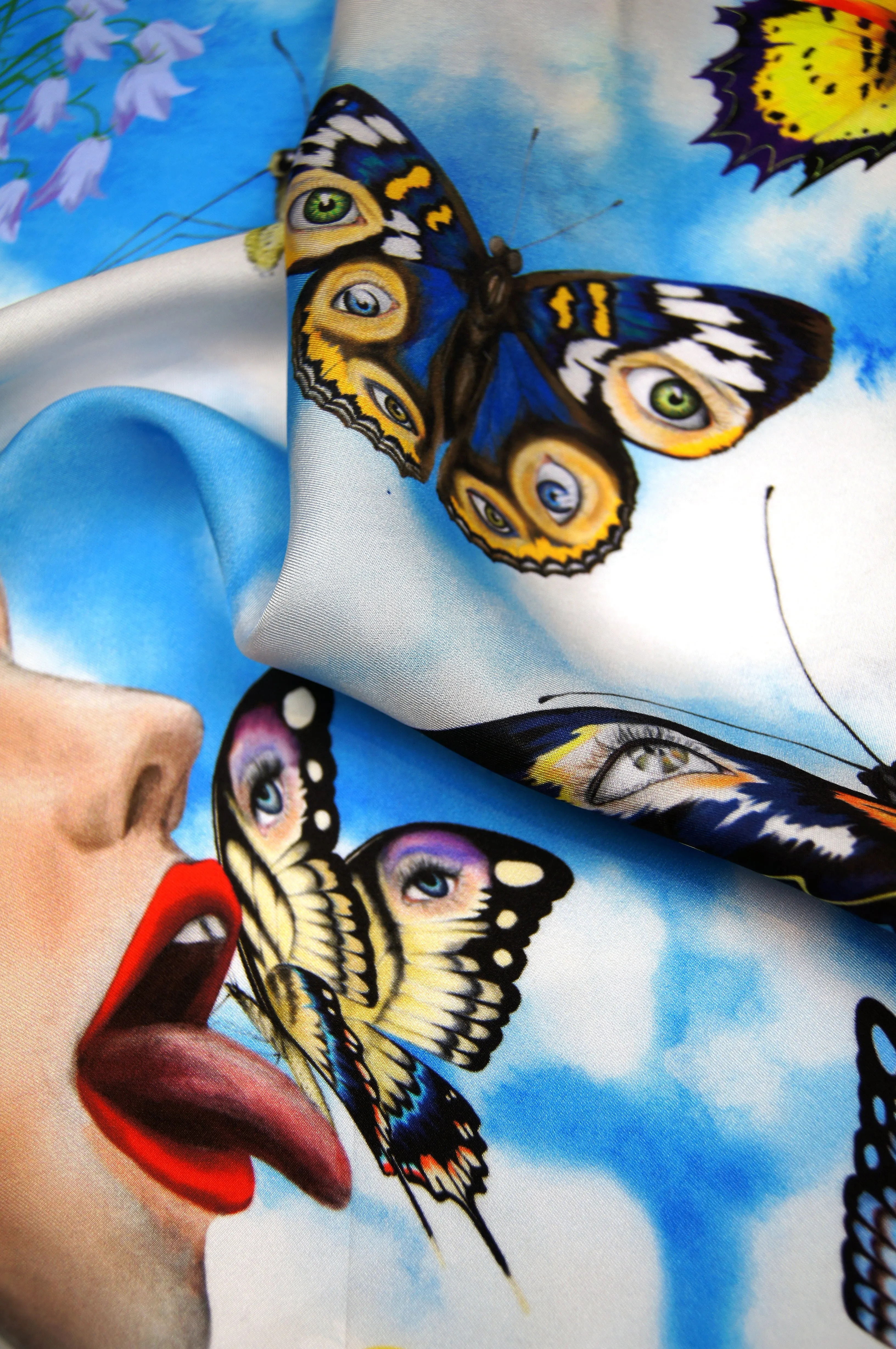 420Enhance Your Calm / Day Print Silk Scarf