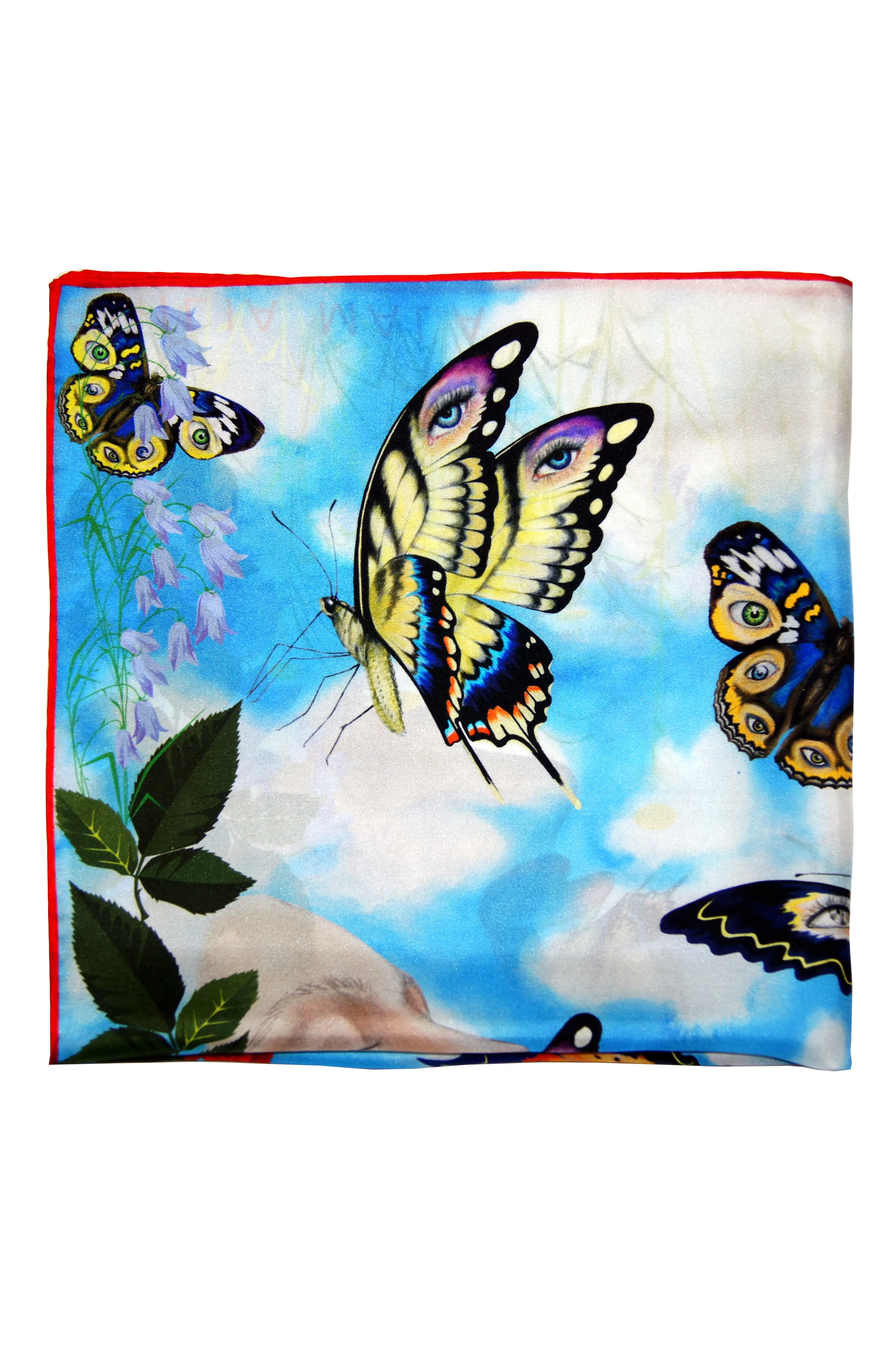 420Enhance Your Calm / Day Print Silk Scarf