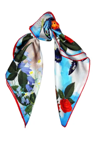 420Enhance Your Calm / Day Print Silk Scarf