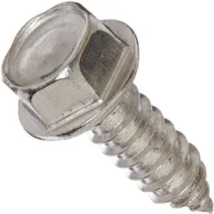 5/16 x 1-1/4" Hex Washer Head Sheet Metal Screws SS 100 pack