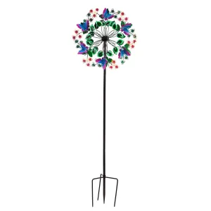 75" H Wind Spinner, Butterflies,47m1700
