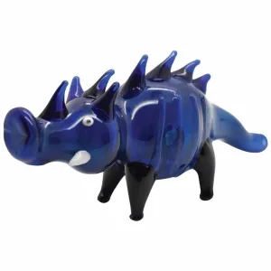 7" Artistic Design Glass Dragon Hand Pipe - (1 Count)