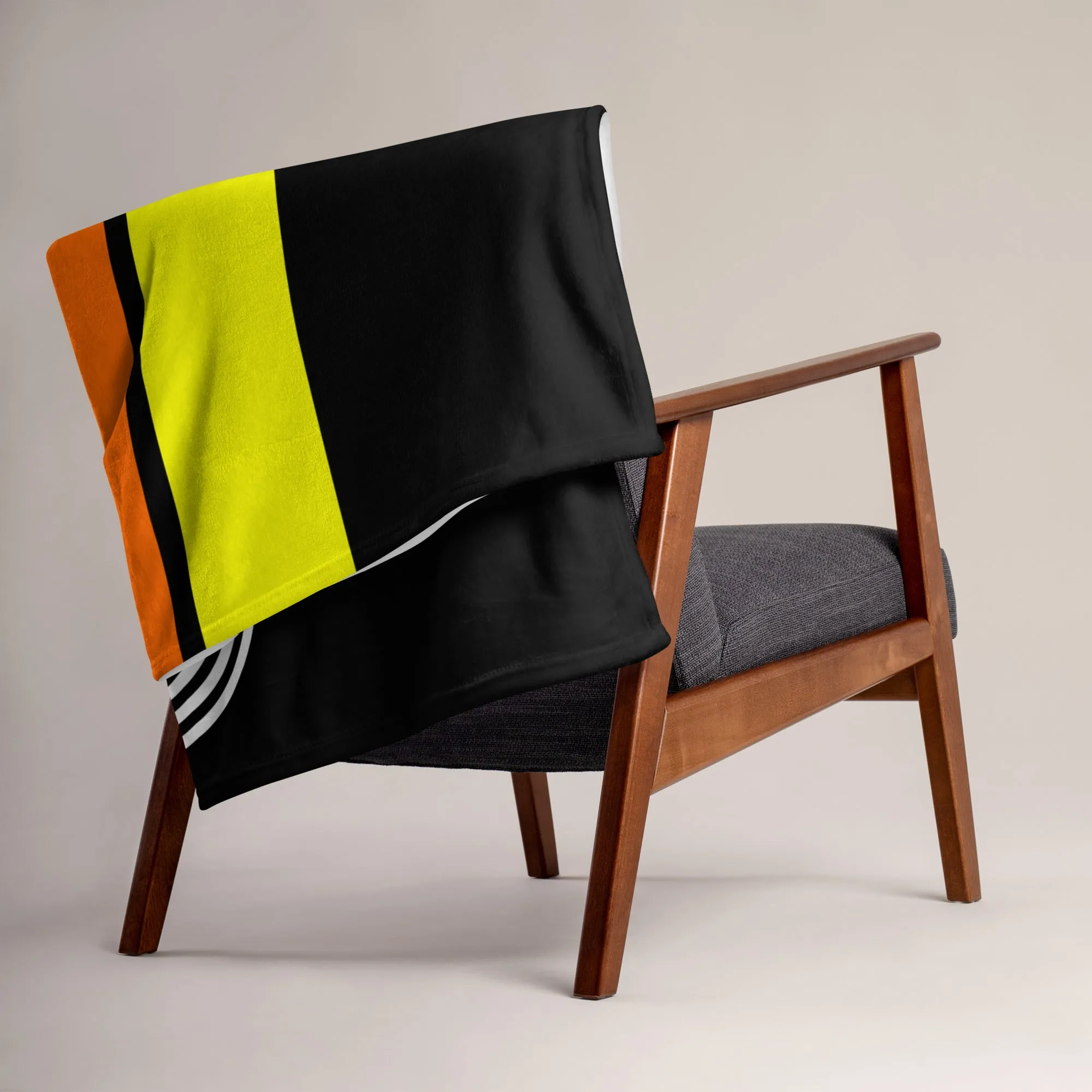 85 - Retro 1985 Tri-Line 50″×60″ Throw Blanket