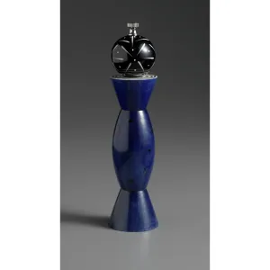 Aero in Blue, Black, and White Wooden Salt Shaker or Pepper Mill Grinder by Robert Wilhelm of Raw Design