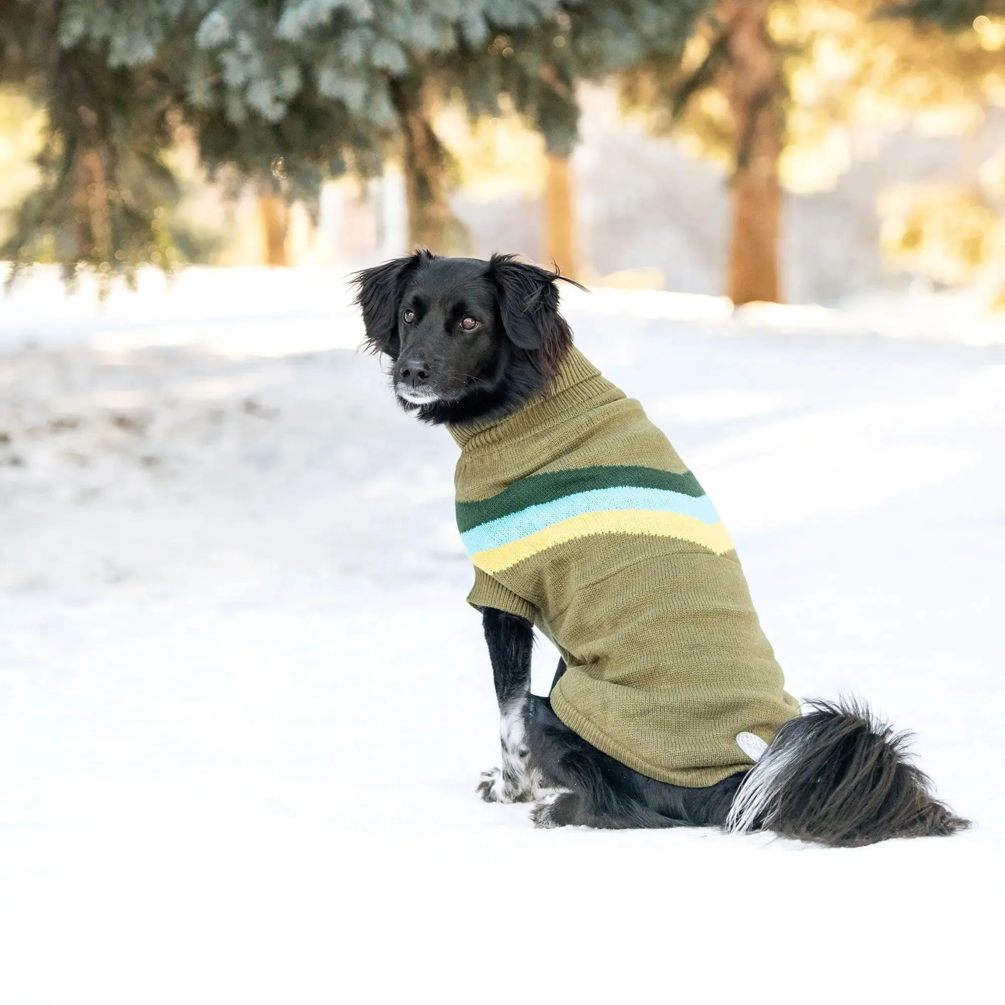 Alpine Dog Sweater | Dark Khaki