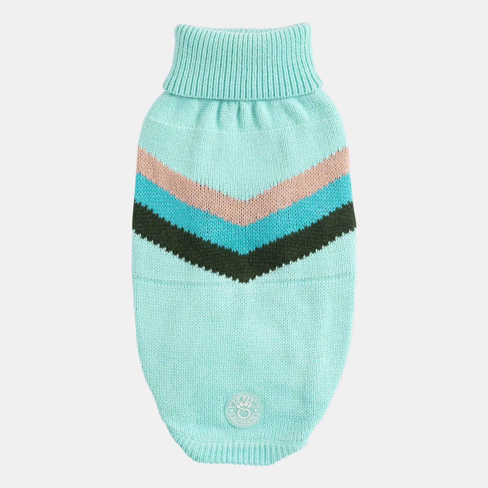Alpine Dog Sweater | Light Aqua