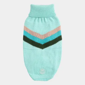 Alpine Dog Sweater | Light Aqua