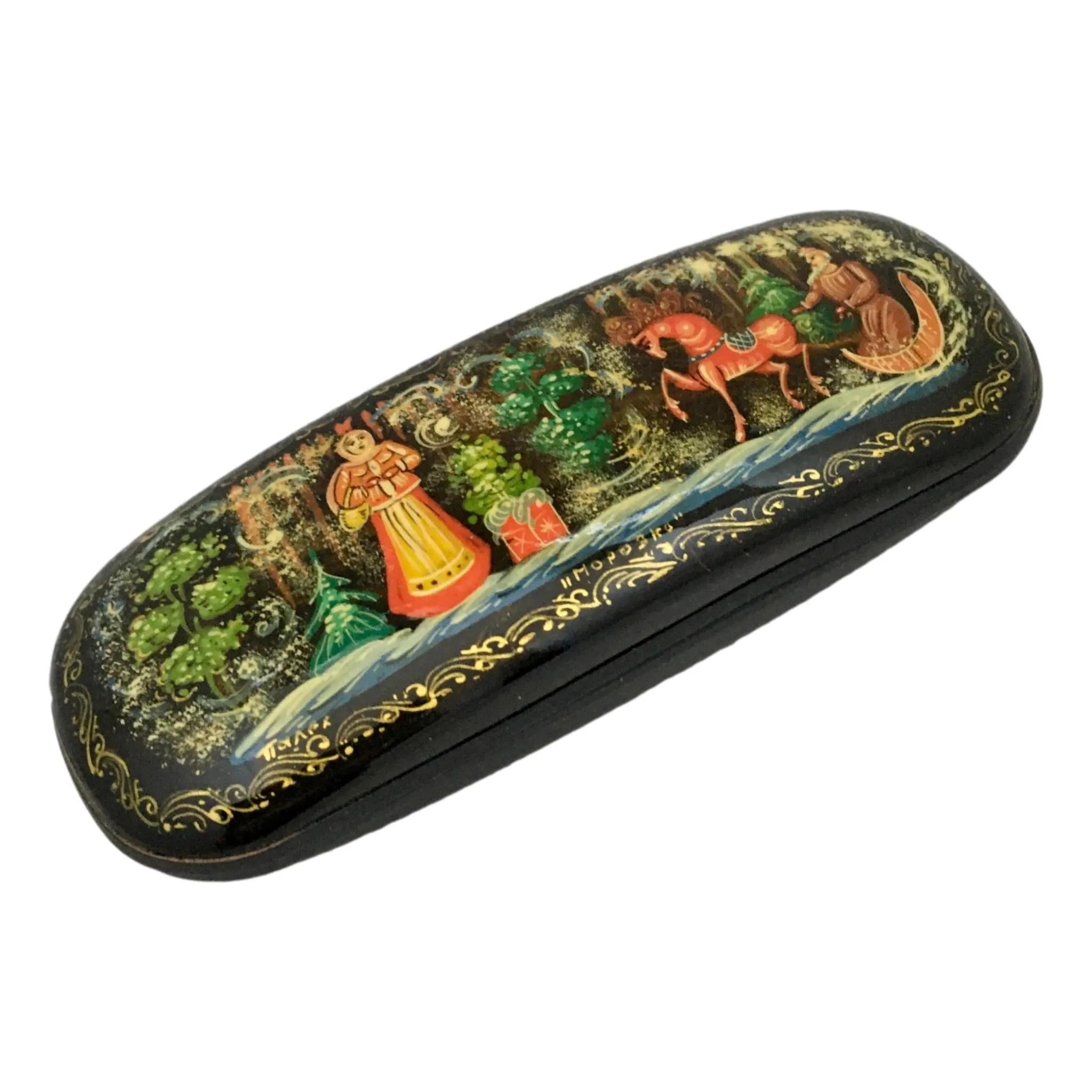 Authentic Russian Gift Eyeglass Hard Sell Case
