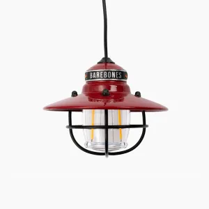 Barebones Living Edison Pendant Light Red