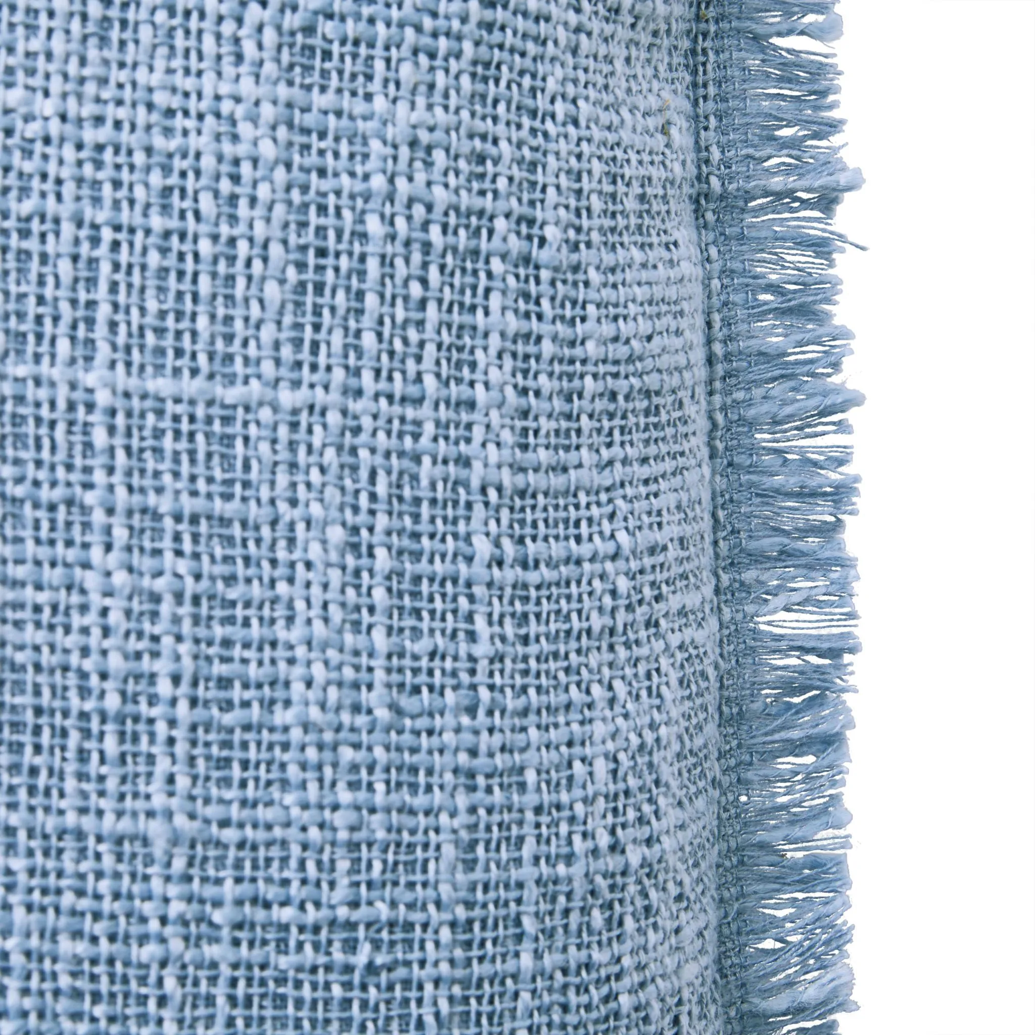 Better Homes & Gardens Outdoor Toss Pillow, Solid Woven with Fringe, 21" X 21"