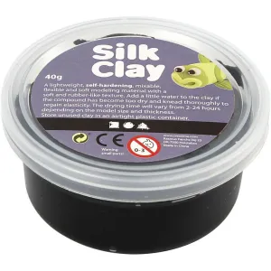 Black Colour Pliable Lightweight Modelling Compound With Plastic Tub 40 g