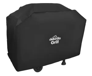 Black PVC Cover for BBQs, Water-Resistant for Outdoor Use, 1150 x 920mm - DG18