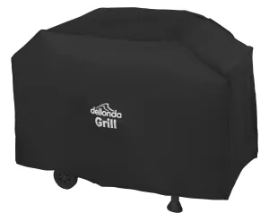 Black PVC Cover for BBQs, Water-Resistant for Outdoor Use, 1325 x 1130mm - DG19