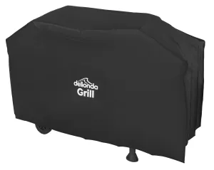 Black PVC Cover for BBQs, Water-Resistant for Outdoor Use, 1370 x 920mm - DG20