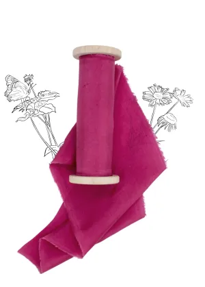 Blazing Star Habotai Silk Ribbon