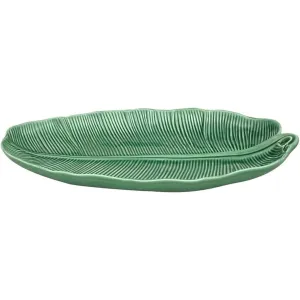 Bordallo Pinheiro Banana Leaf Ceramic Serving Bowl