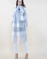 Border Waffle Scarf