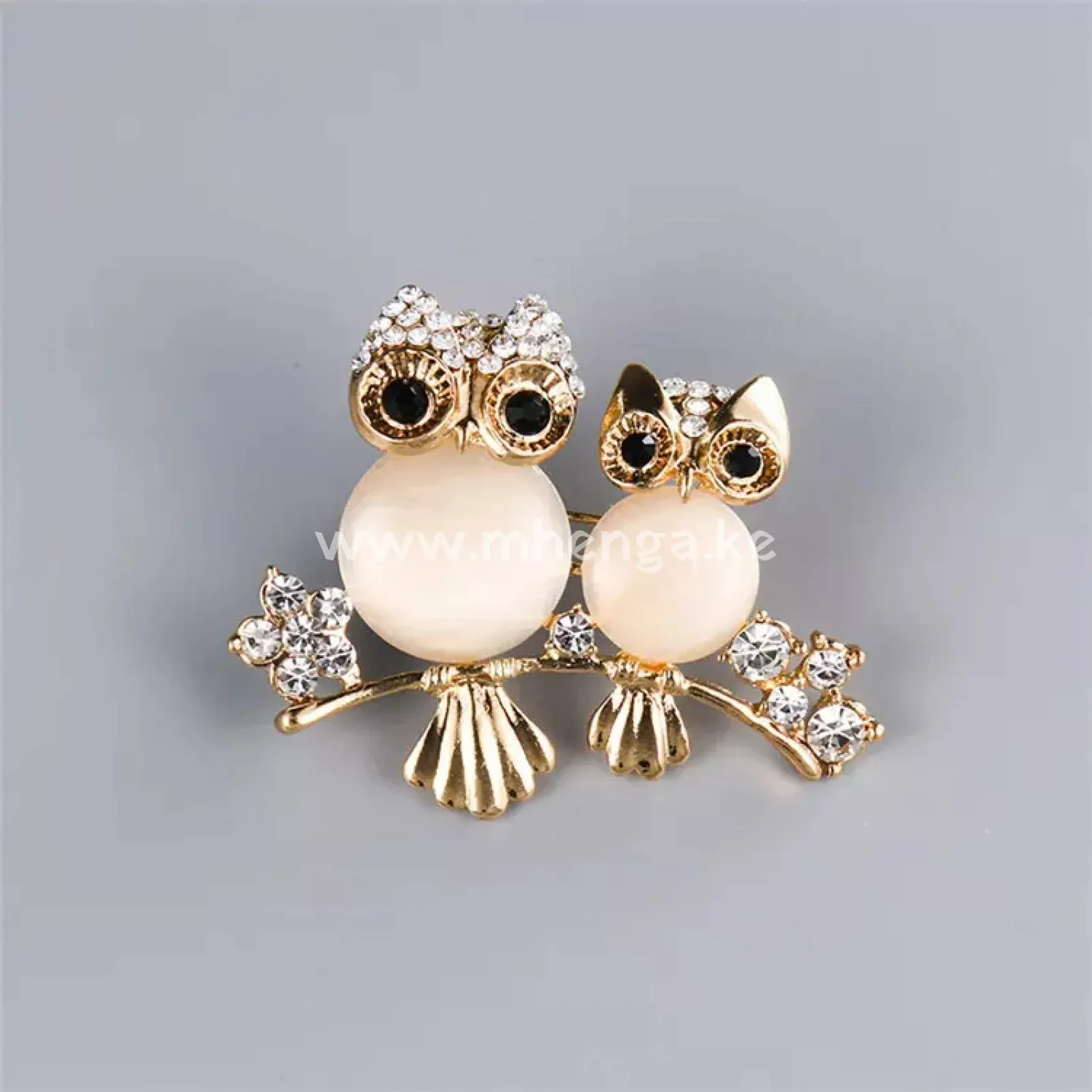 Brooch Owl Shape Rhinestone Covered Crystal Beauty Brooch Pin Scarves Shawl Clip For Women Ladies