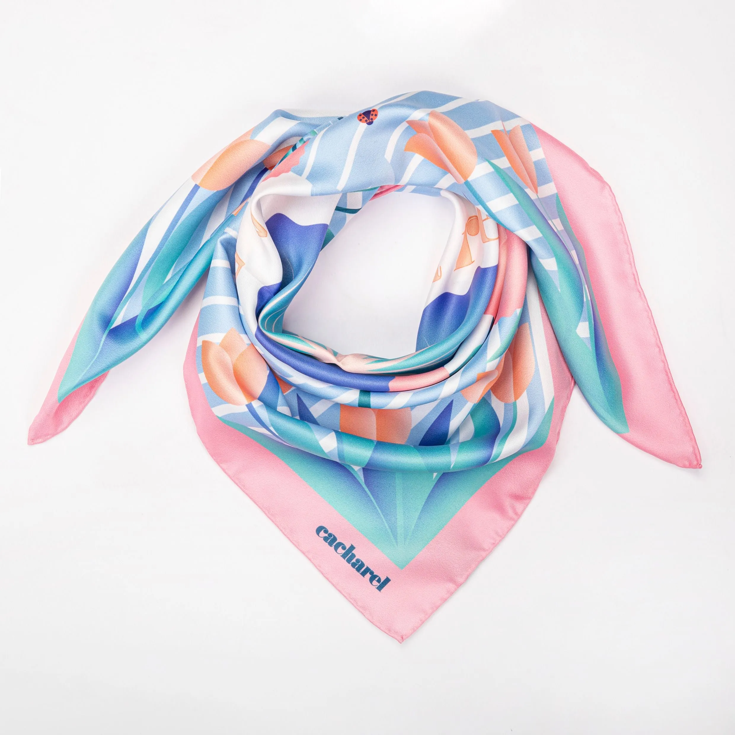 Cacharel CFM334M-Scarf Alix Light Blue