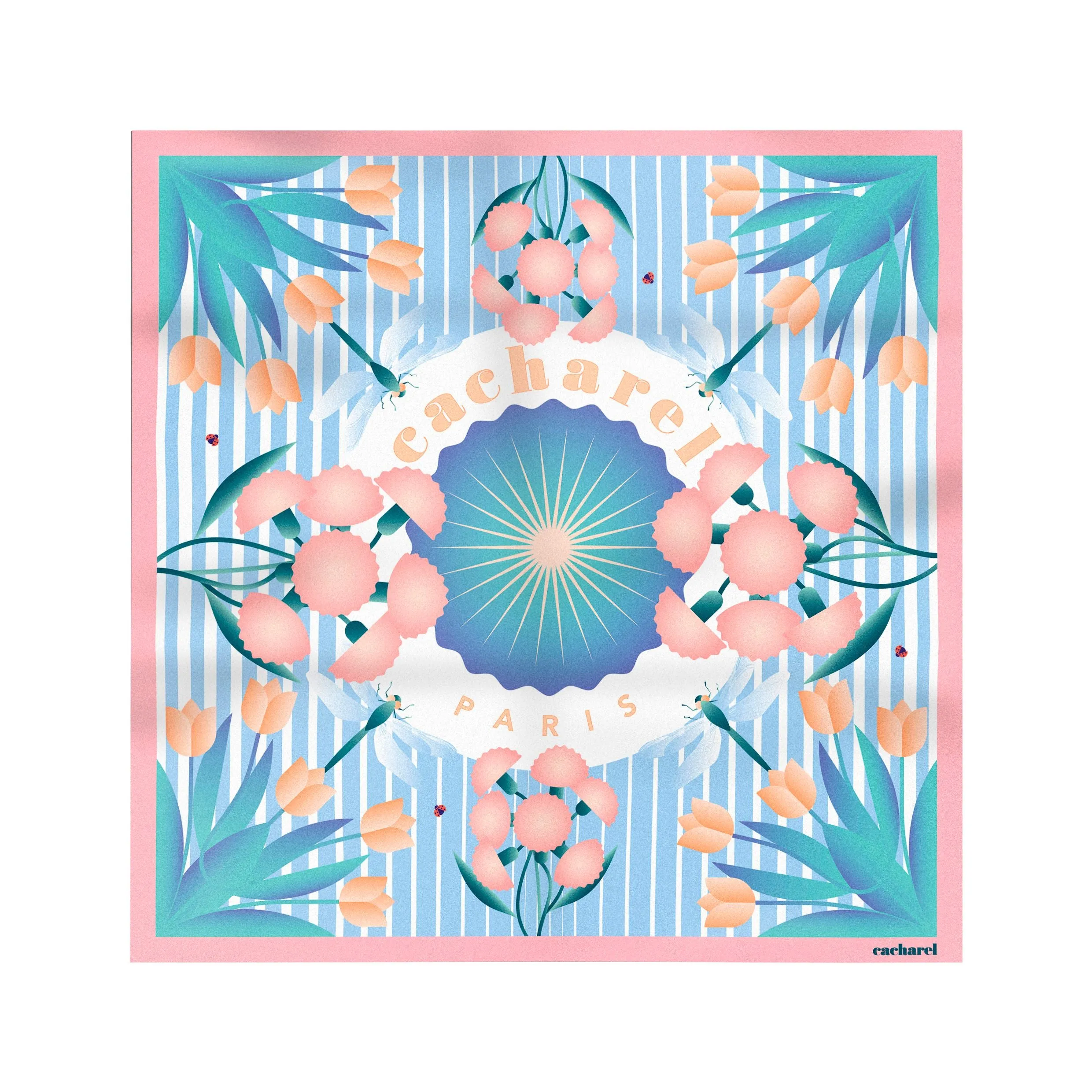 Cacharel CFM334M-Scarf Alix Light Blue