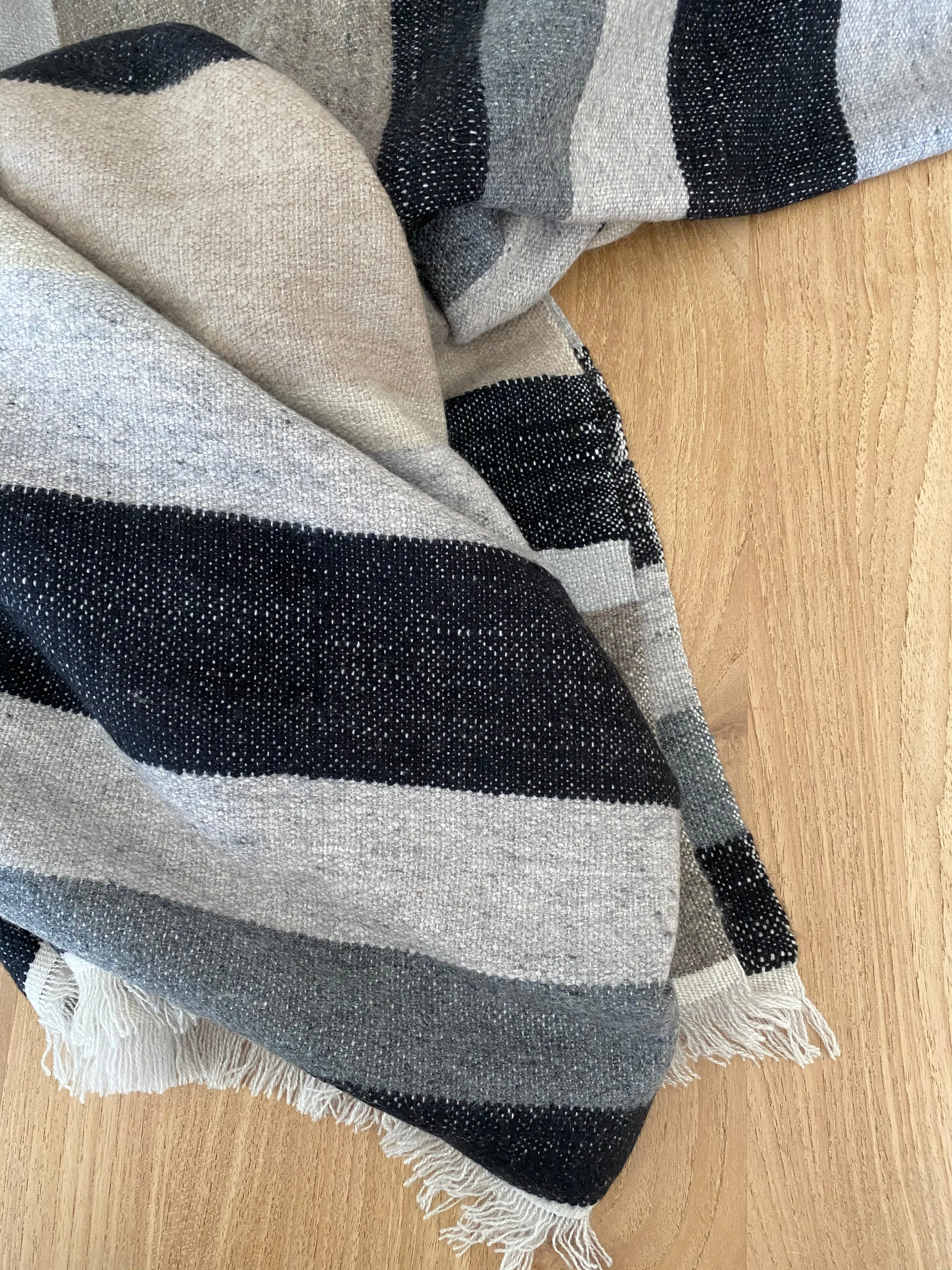 Cashmere Blanket Stone Steps