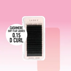 Cashmere Soft Flat Lashes - 0.15 - D Curl