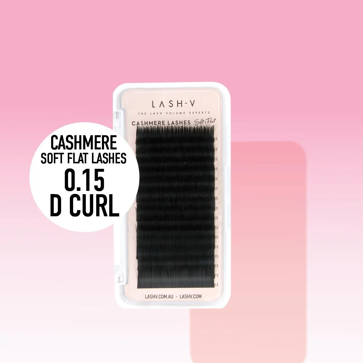Cashmere Soft Flat Lashes - 0.15 - D Curl