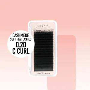 Cashmere Soft Flat Lashes - 0.20 - C Curl