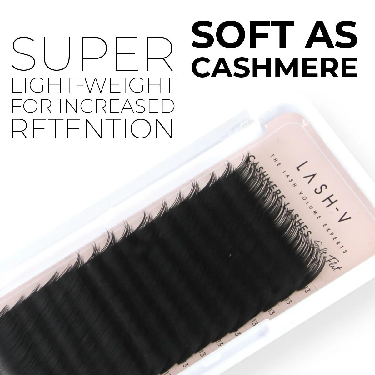 Cashmere Soft Flat Lashes - 0.20 - D Curl