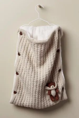 Cashmere Teddy Pram Nest