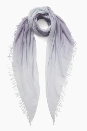 Chan Luu- Dip Dyed- Cashmere & Silk Scarf- Blue Granite