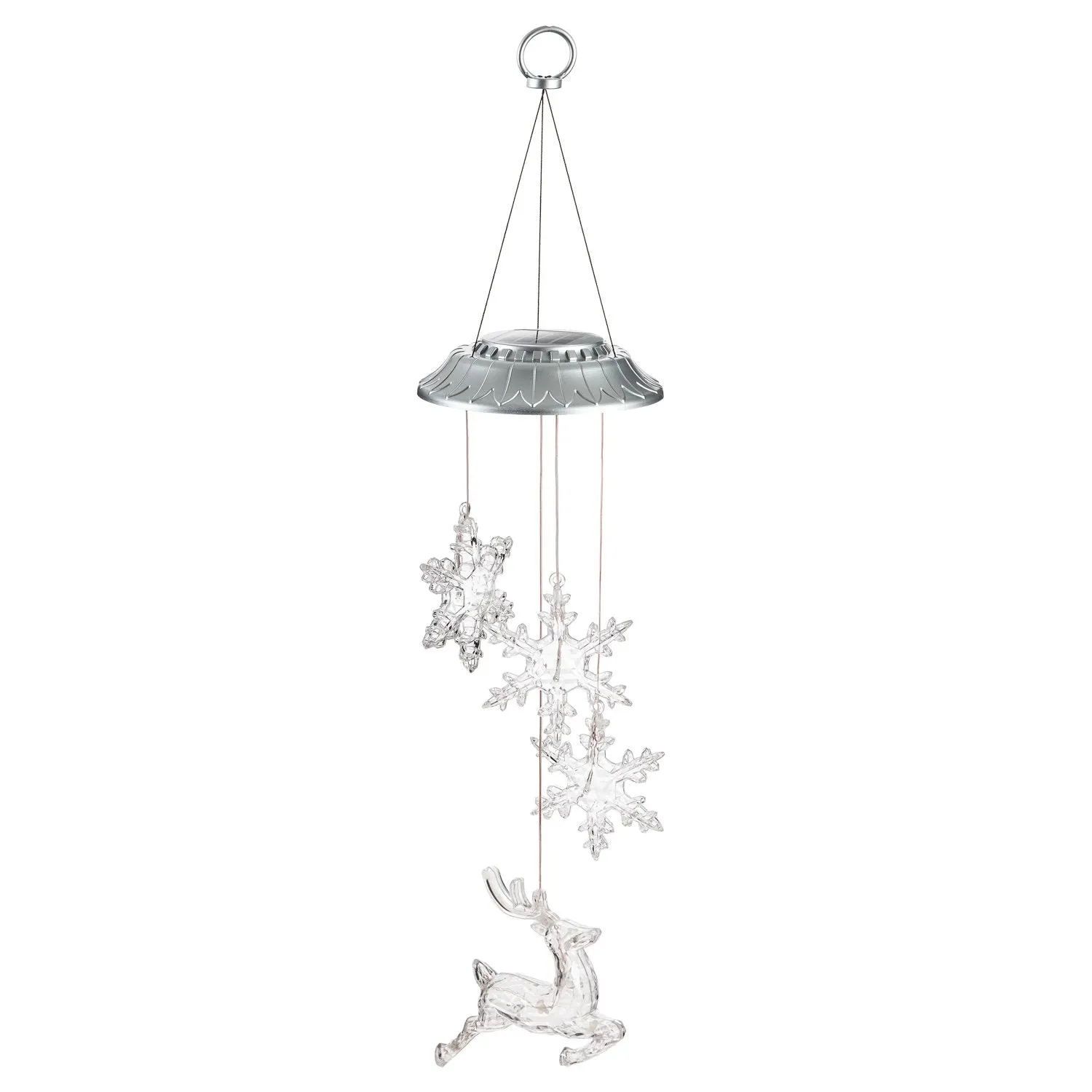 Chasing Multicolor Light Solar Mobile, Deer,2sp6369