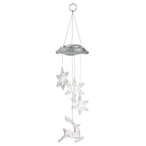 Chasing Multicolor Light Solar Mobile, Deer,2sp6369