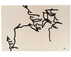 Chillida, Dibujo Tinta 1957 - Rug