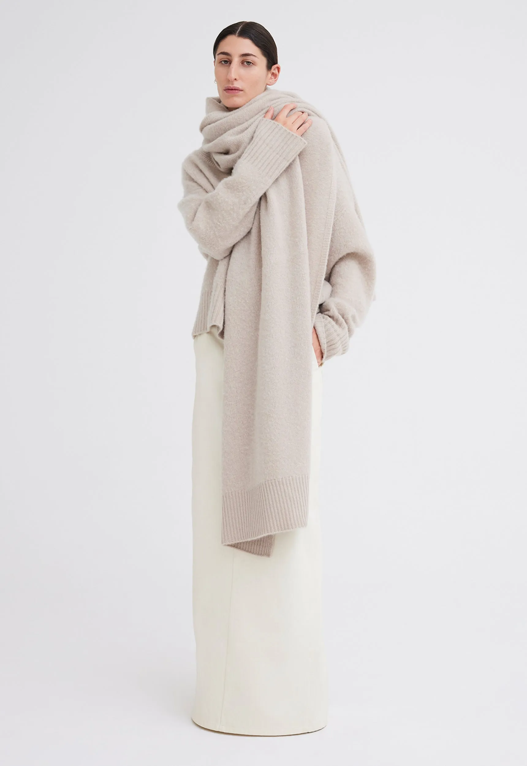 Citizen Cashmere Sweater - Flaxen Beige
