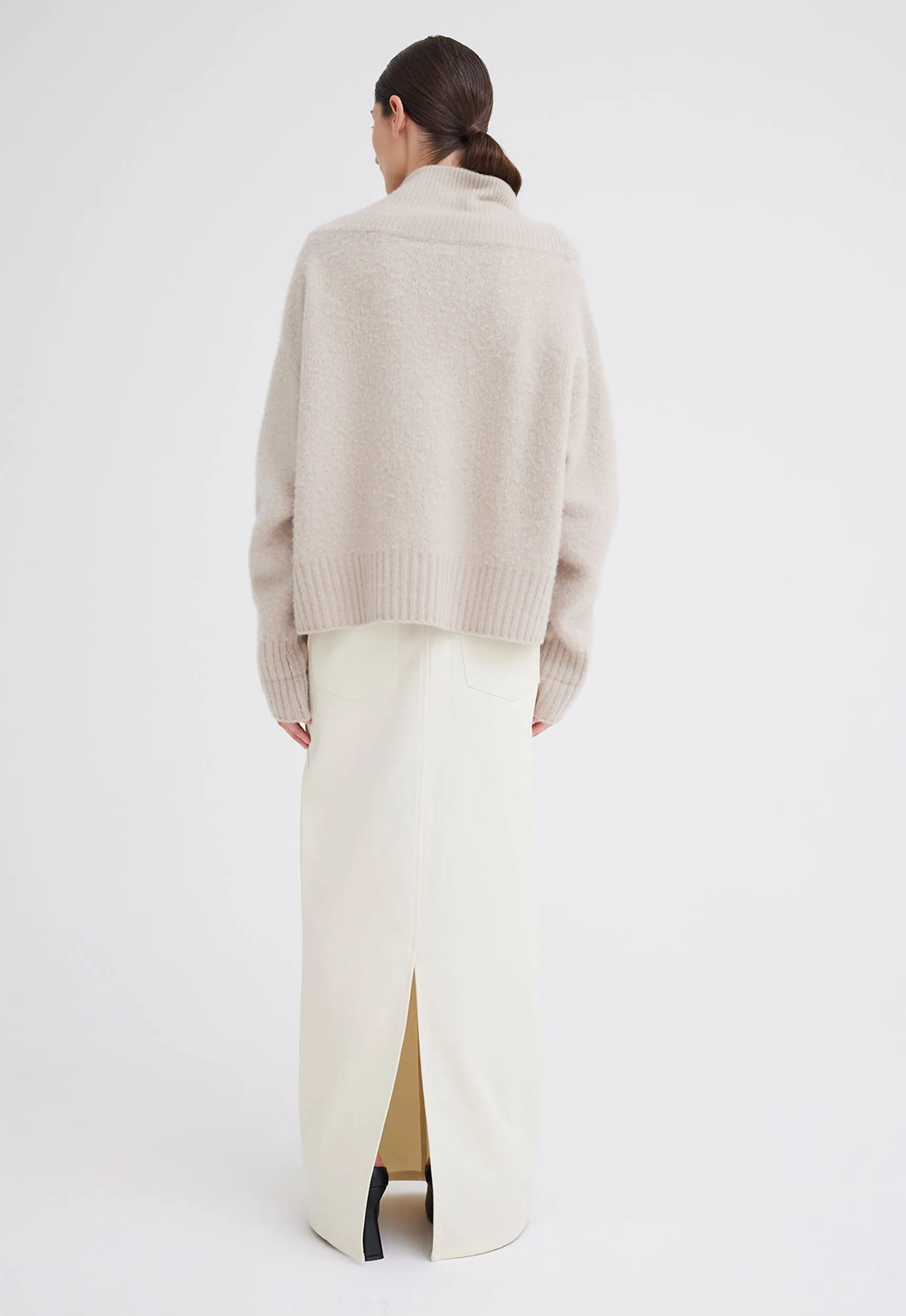 Citizen Cashmere Sweater - Flaxen Beige