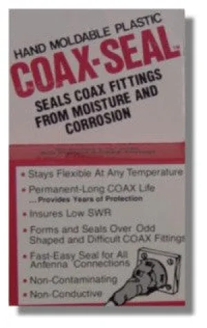 COAX-SEAL Hand Moldable Plastic Coax Connector Sealant