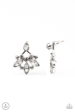Crystal Constellations Silver Post Earring