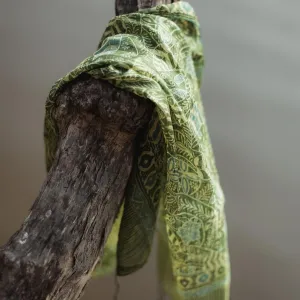 Daun Silk Batik Scarf