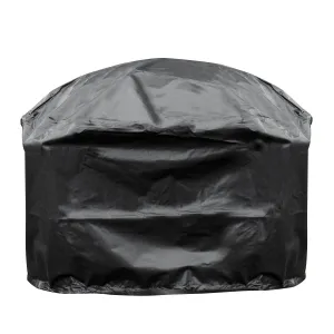 Dellonda Fire Pit, Fireplace, Outdoor Patio Heater PVC Cover, Water-Resistant, Heavy-Duty