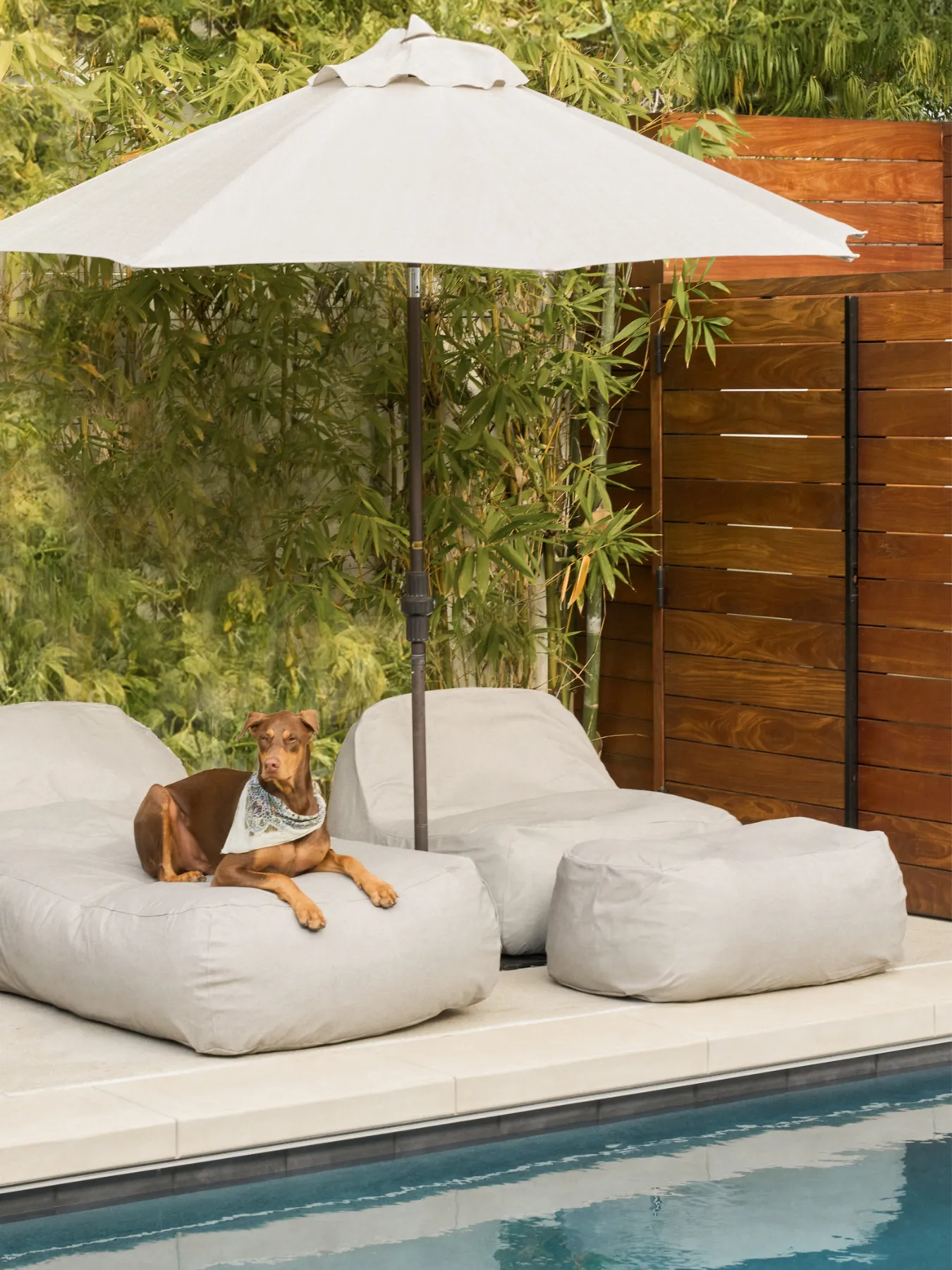Dune Lounge Chair   Ottoman Outdoor - Gray