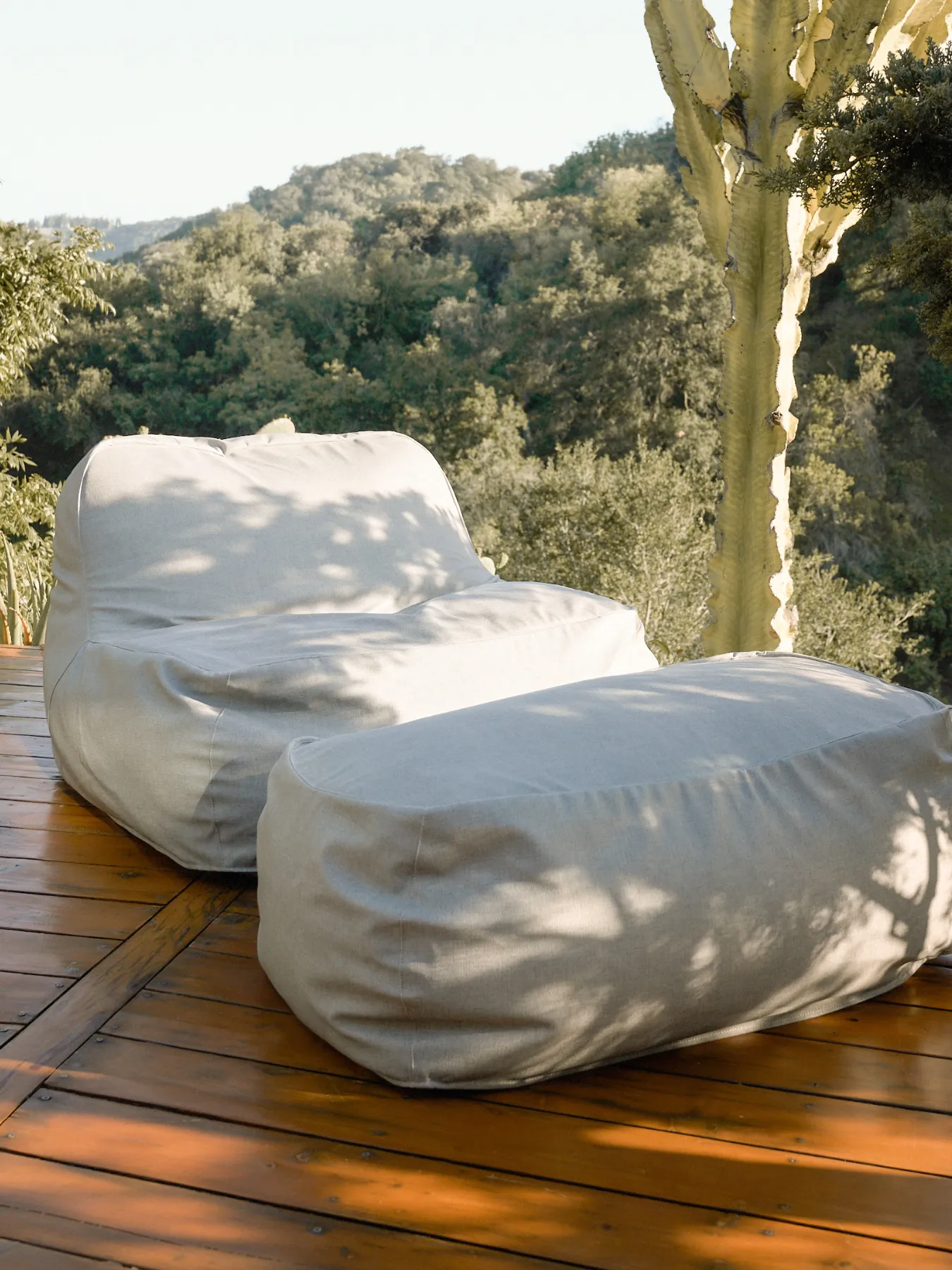 Dune Lounge Chair   Ottoman Outdoor - Gray