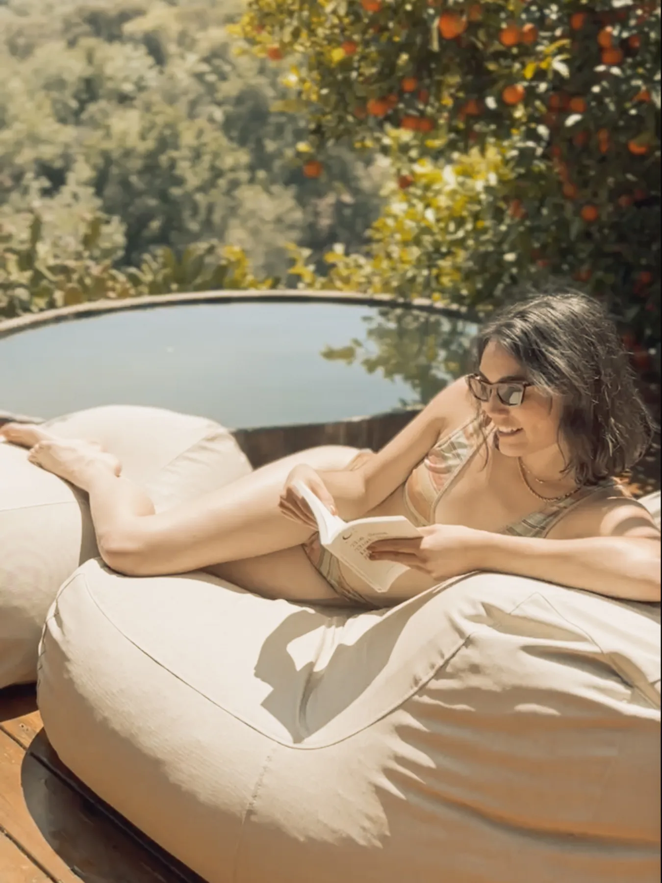 Dune Lounge Chair   Ottoman Outdoor - Oat
