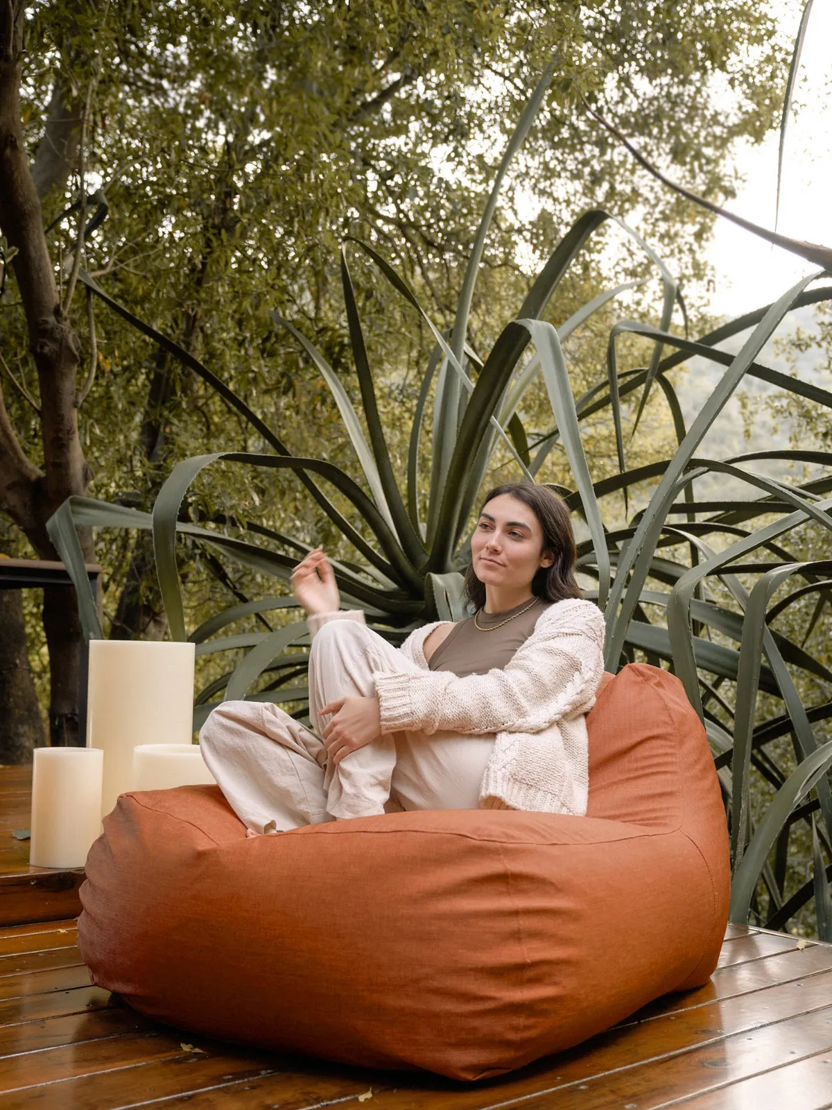 Dune Lounge Chair Outdoor - Ginger