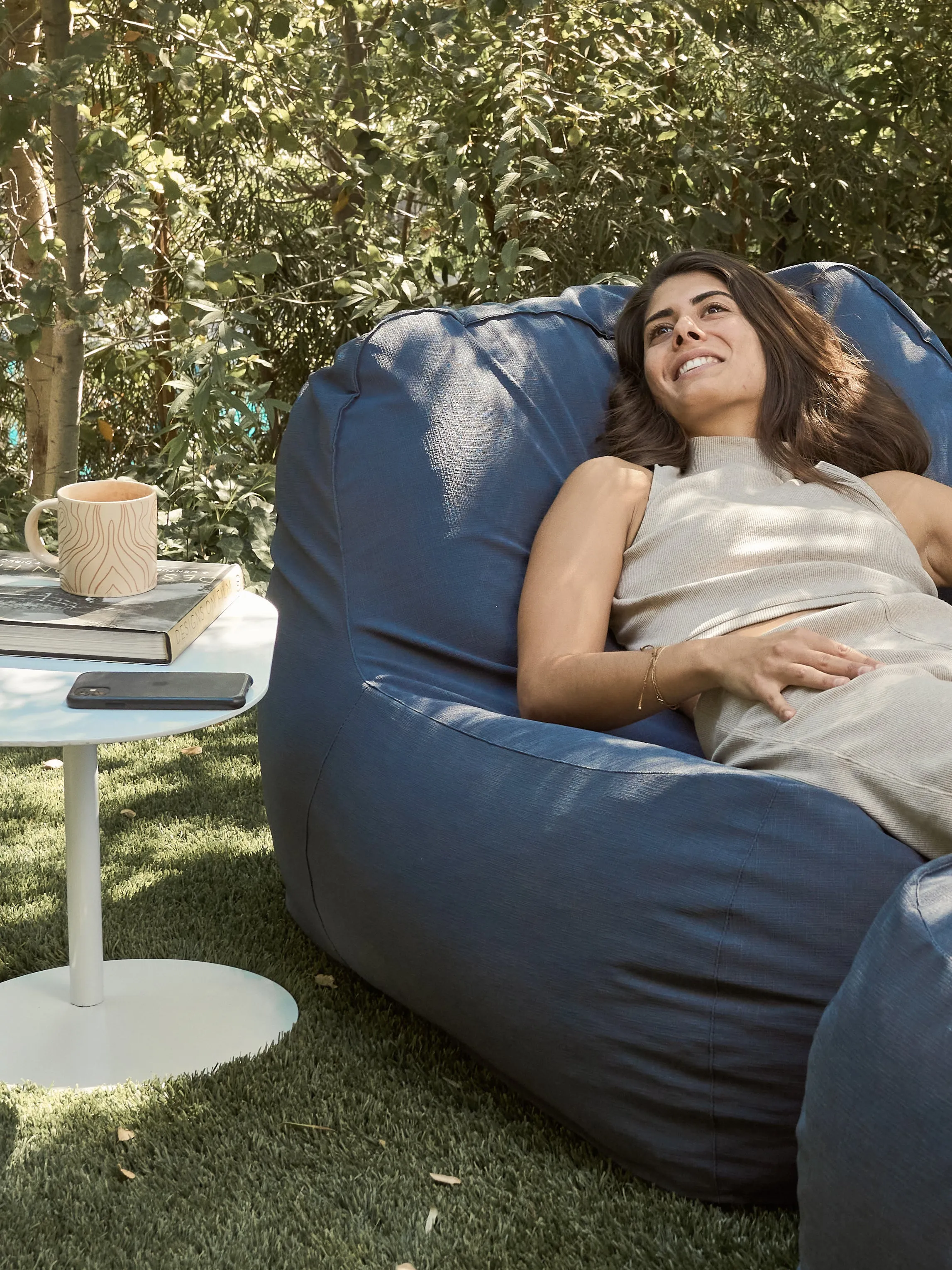 Dune Lounge Chair Outdoor - Navy